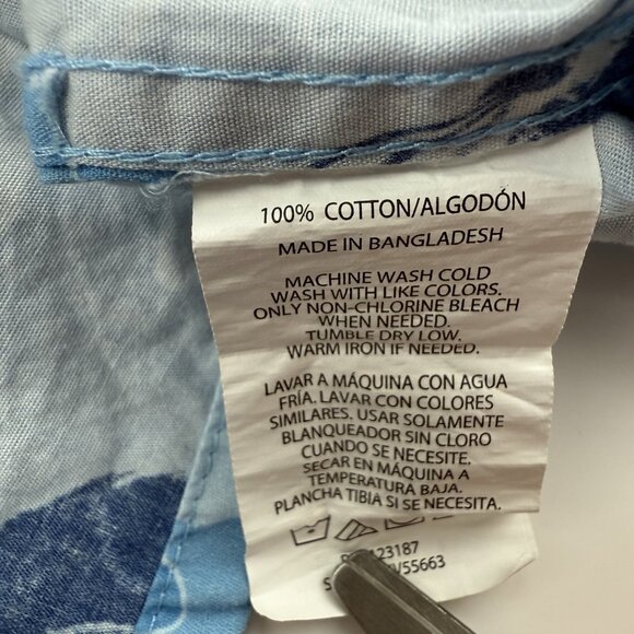 Guy Harvey Mens S Hawaiian Shirt Blue Marlin Swordfish Short Sleeve - Picture 6 of 7